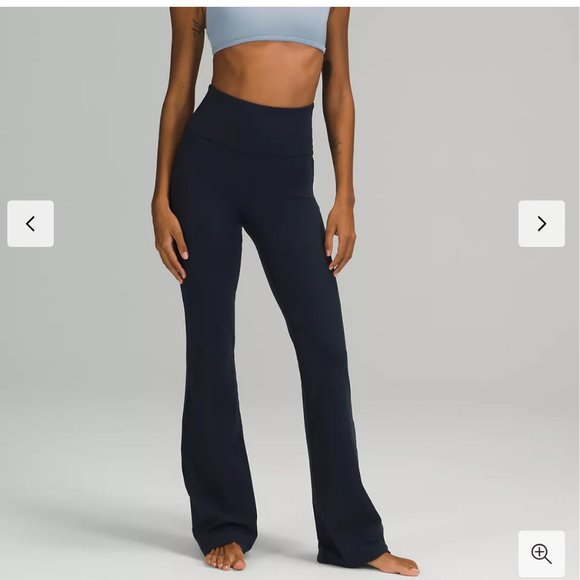 lululemon athletica Pants - NWT LULULEMON Groove Pant FLARE Super High Waist Size SOLID Black  NULU  Align 6